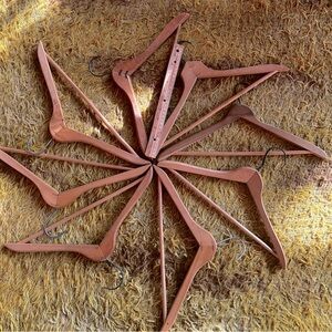 Vintage Wooden Hanger Lot of 8